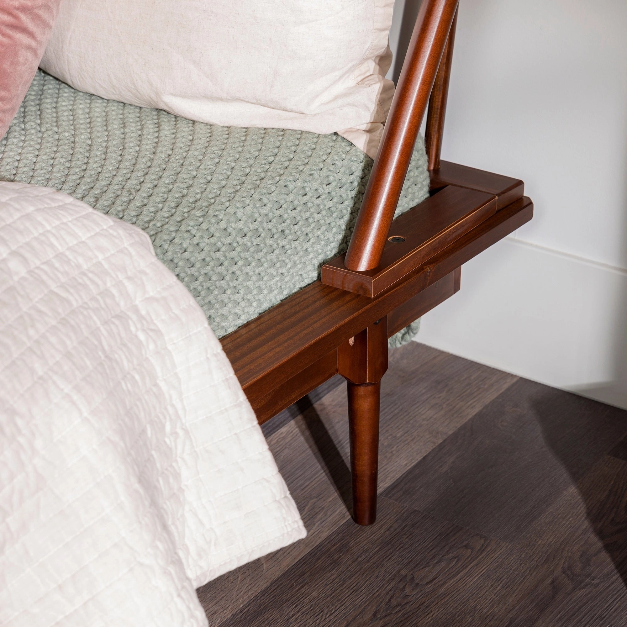 Middlebrook Blaney Solid Wood Spindle Platform Bed