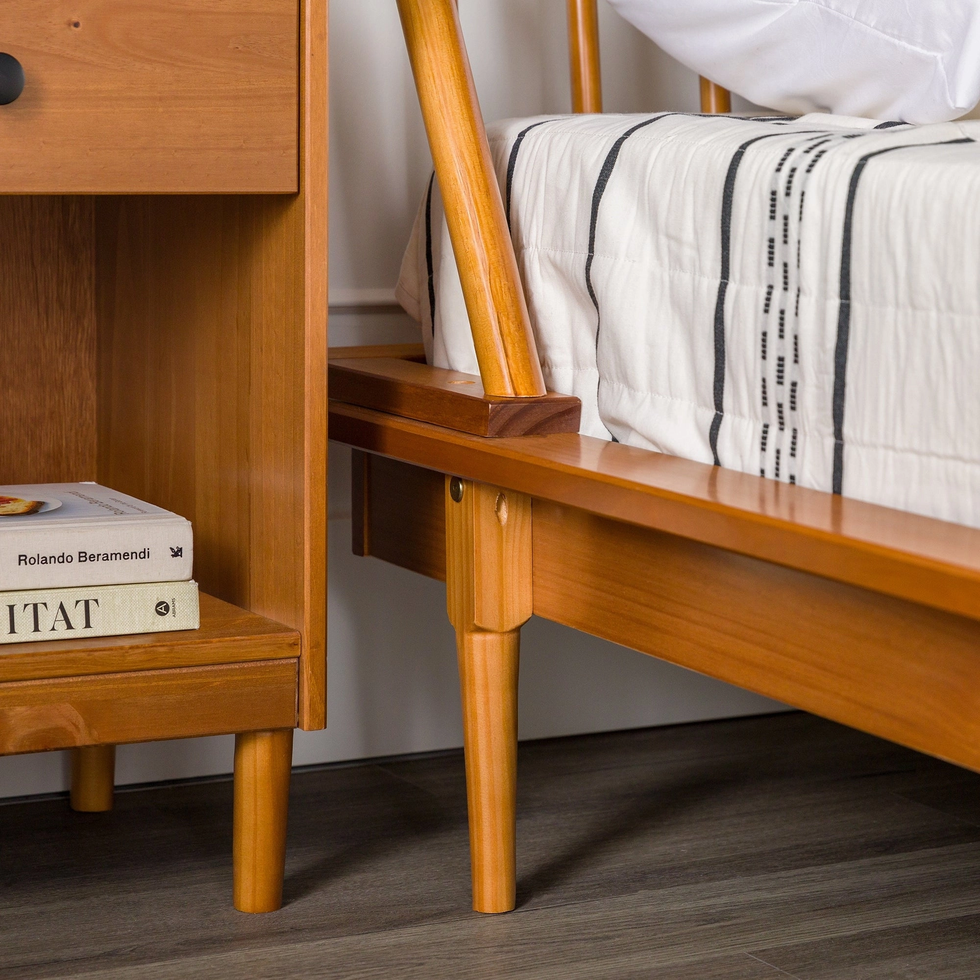 Middlebrook Blaney Solid Wood Spindle Platform Bed