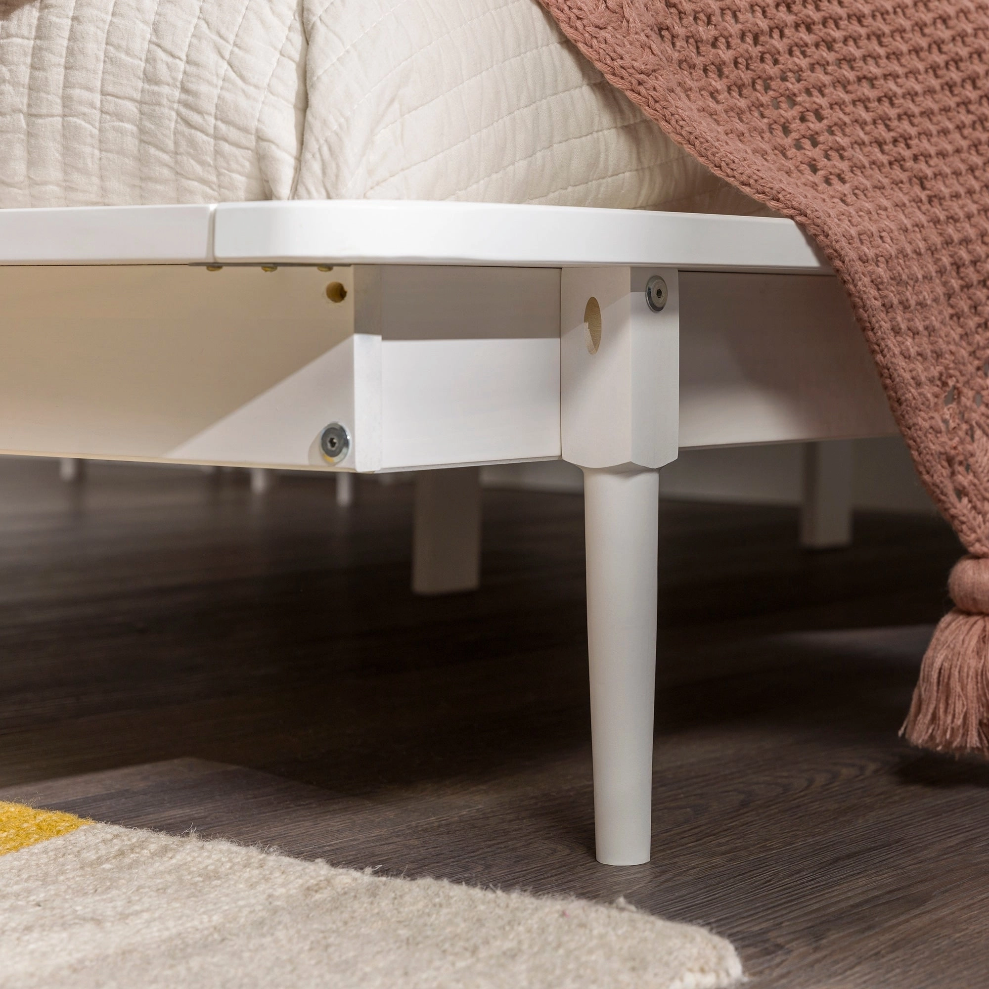 Middlebrook Blaney Solid Wood Spindle Platform Bed