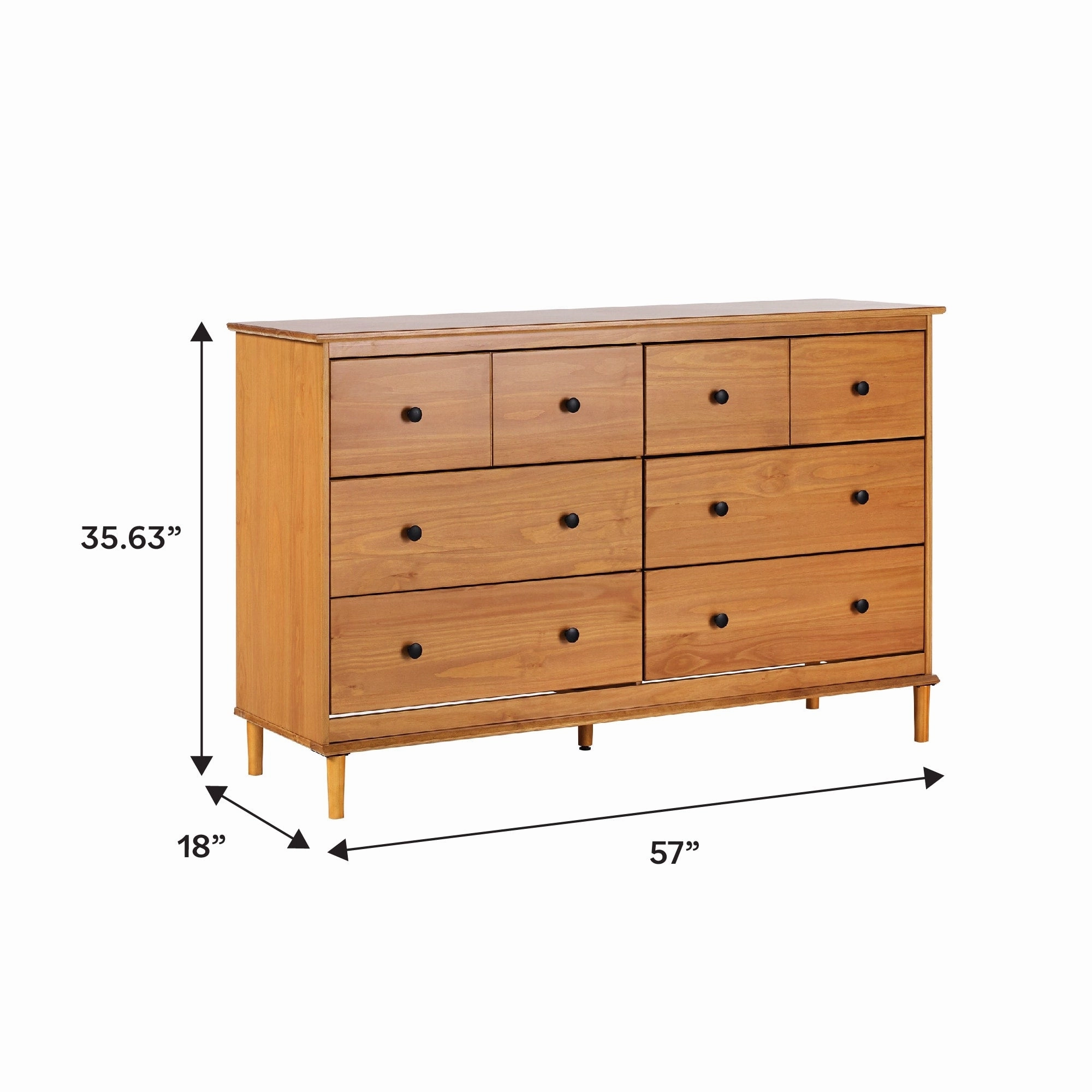 Middlebrook Bullrushes 6-Drawer Solid Wood Dresser