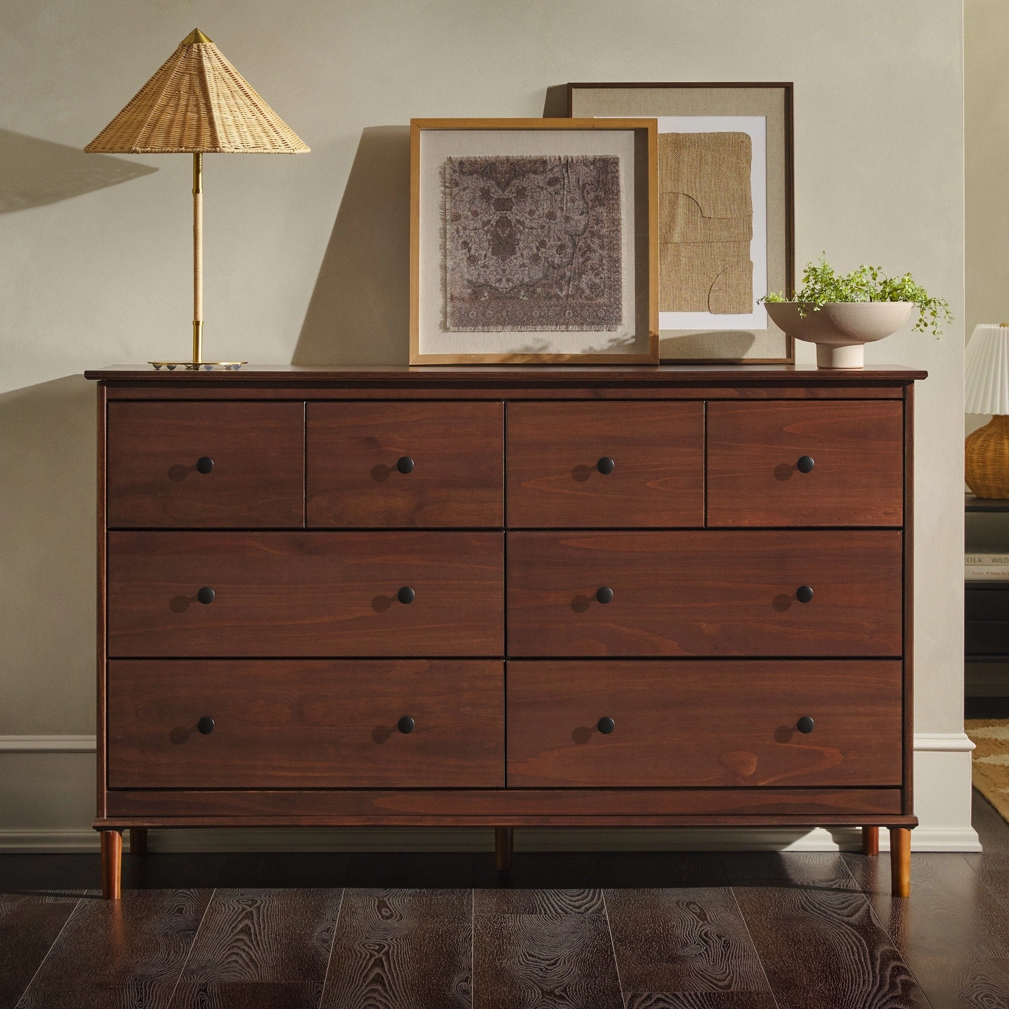 Middlebrook Bullrushes 6-Drawer Solid Wood Dresser