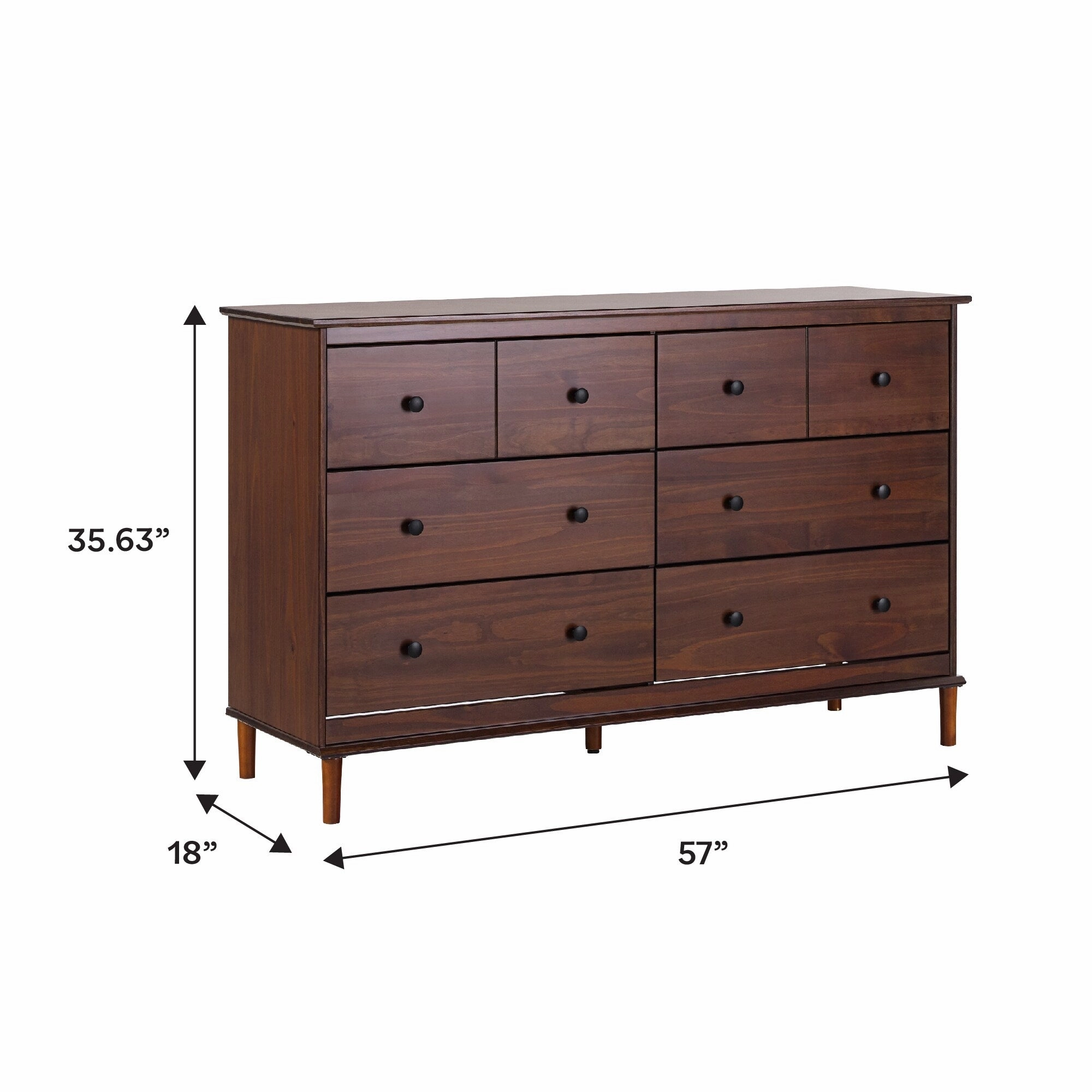 Middlebrook Bullrushes 6-Drawer Solid Wood Dresser