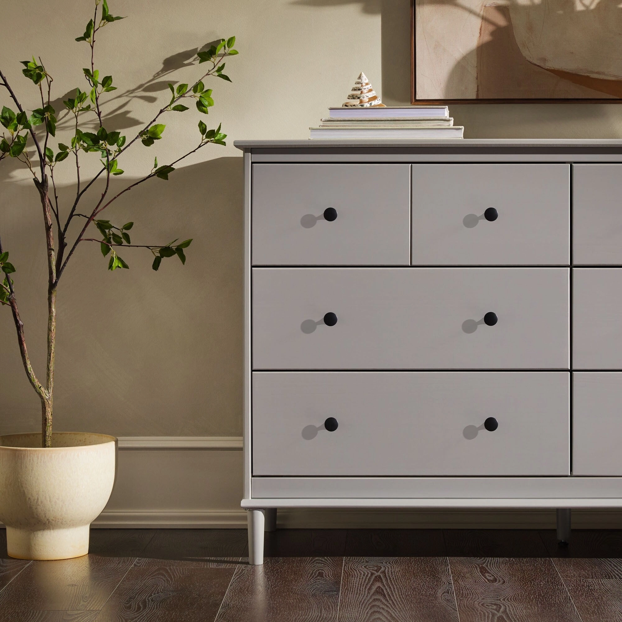 Middlebrook Bullrushes 6-Drawer Solid Wood Dresser