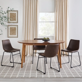 Middlebrook Designs Damsel Solid Wood Oval Extension Dining Table