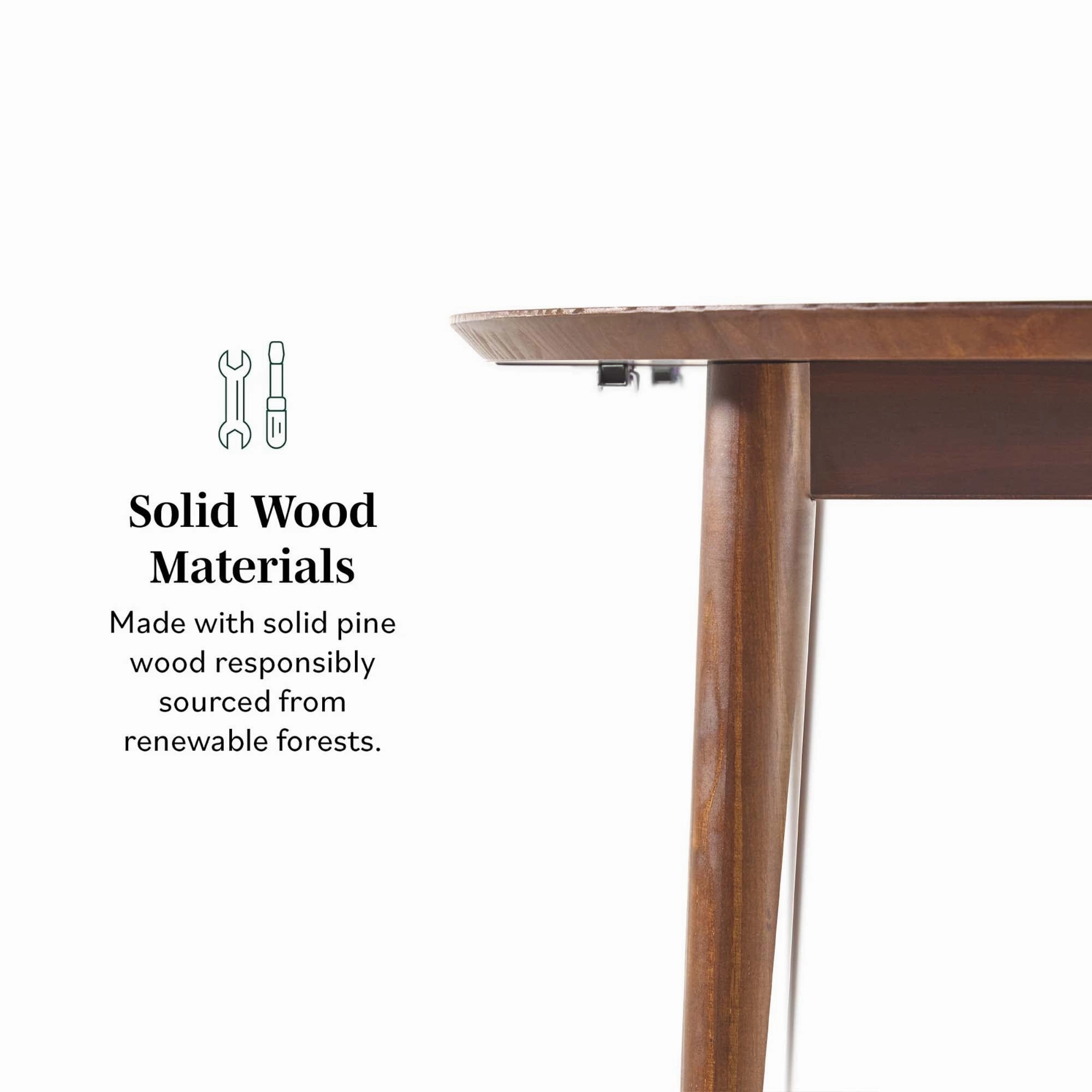 Middlebrook Designs Damsel Solid Wood Oval Extension Dining Table