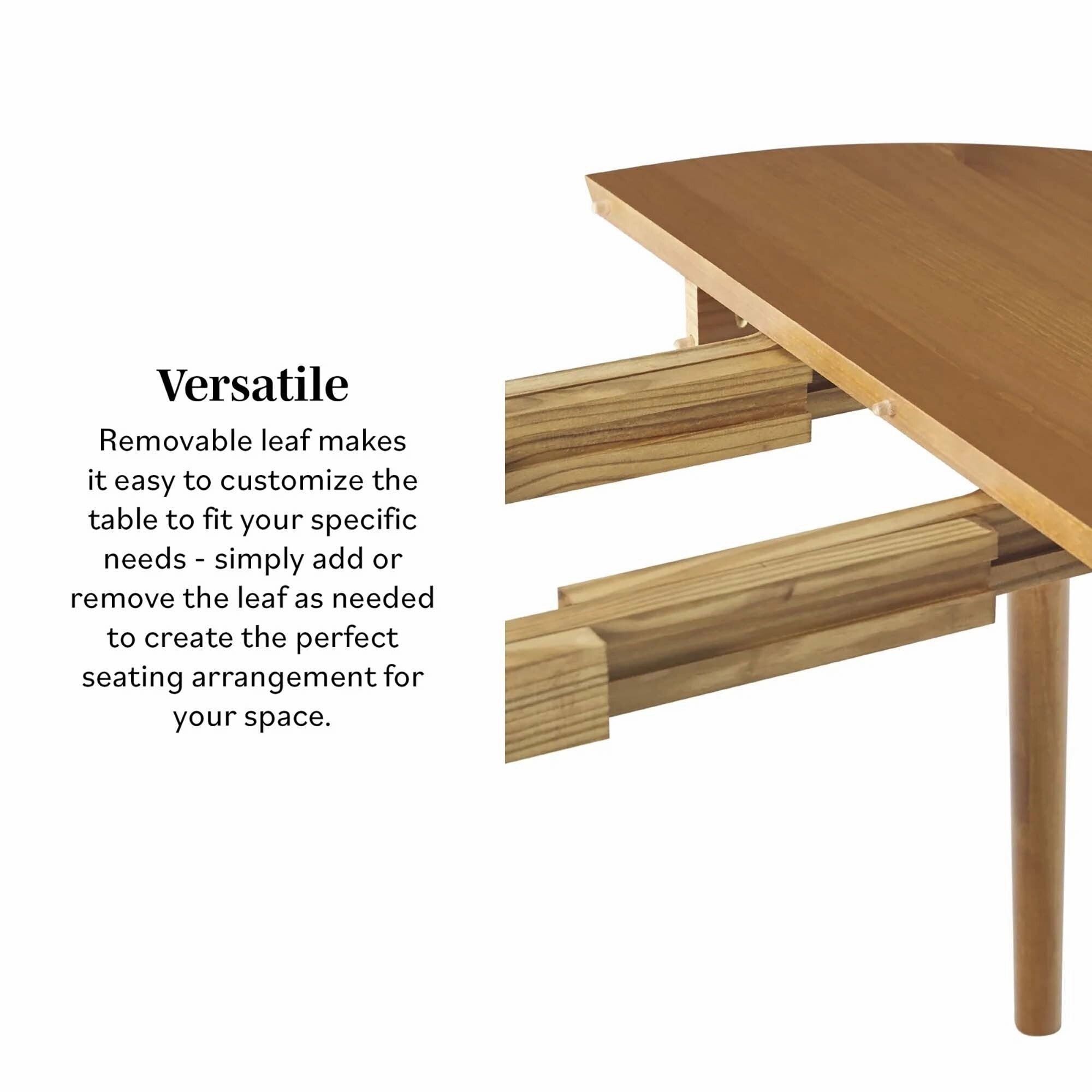 Middlebrook Designs Damsel Solid Wood Oval Extension Dining Table
