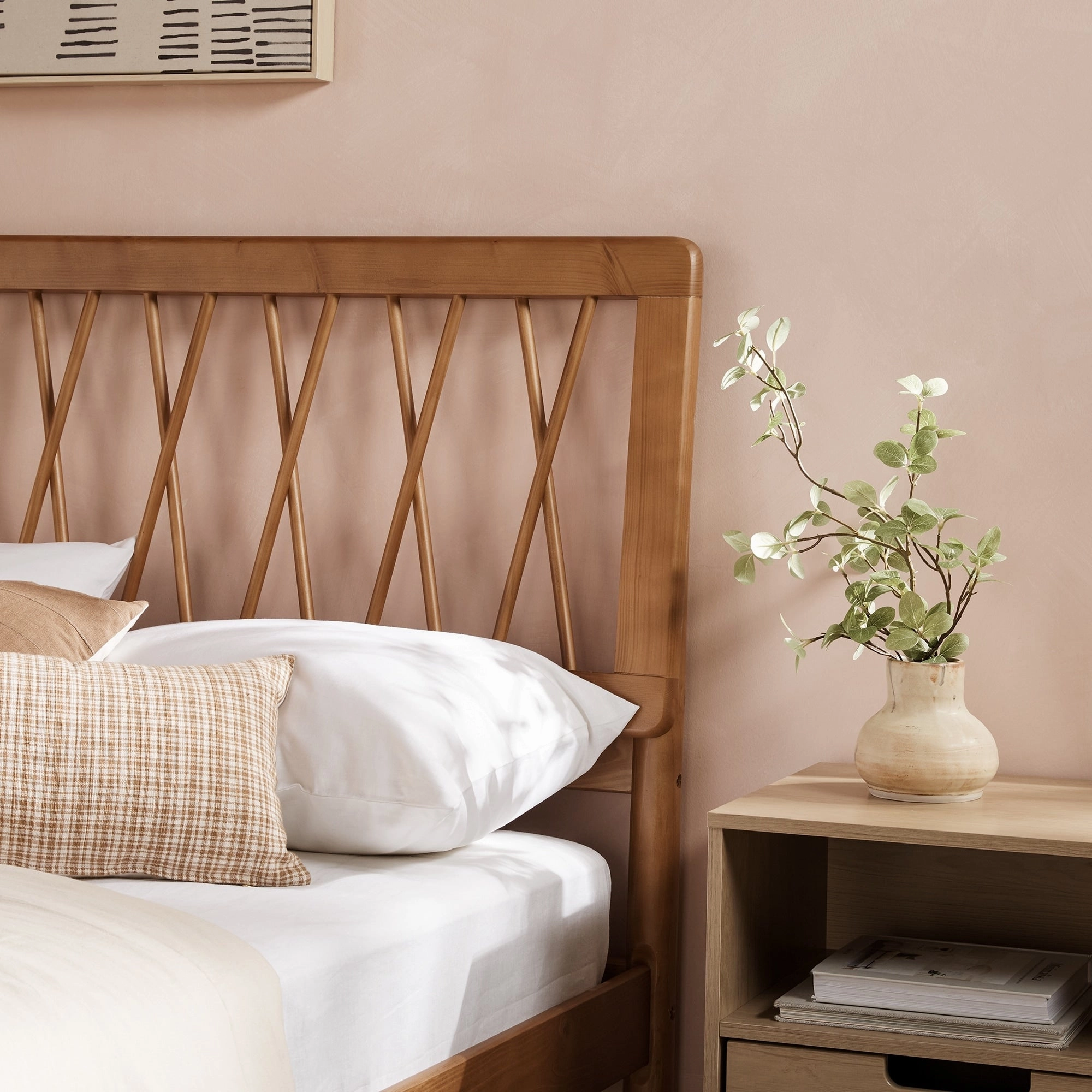 Middlebrook Designs X Spindle Solid Wood Full Bed