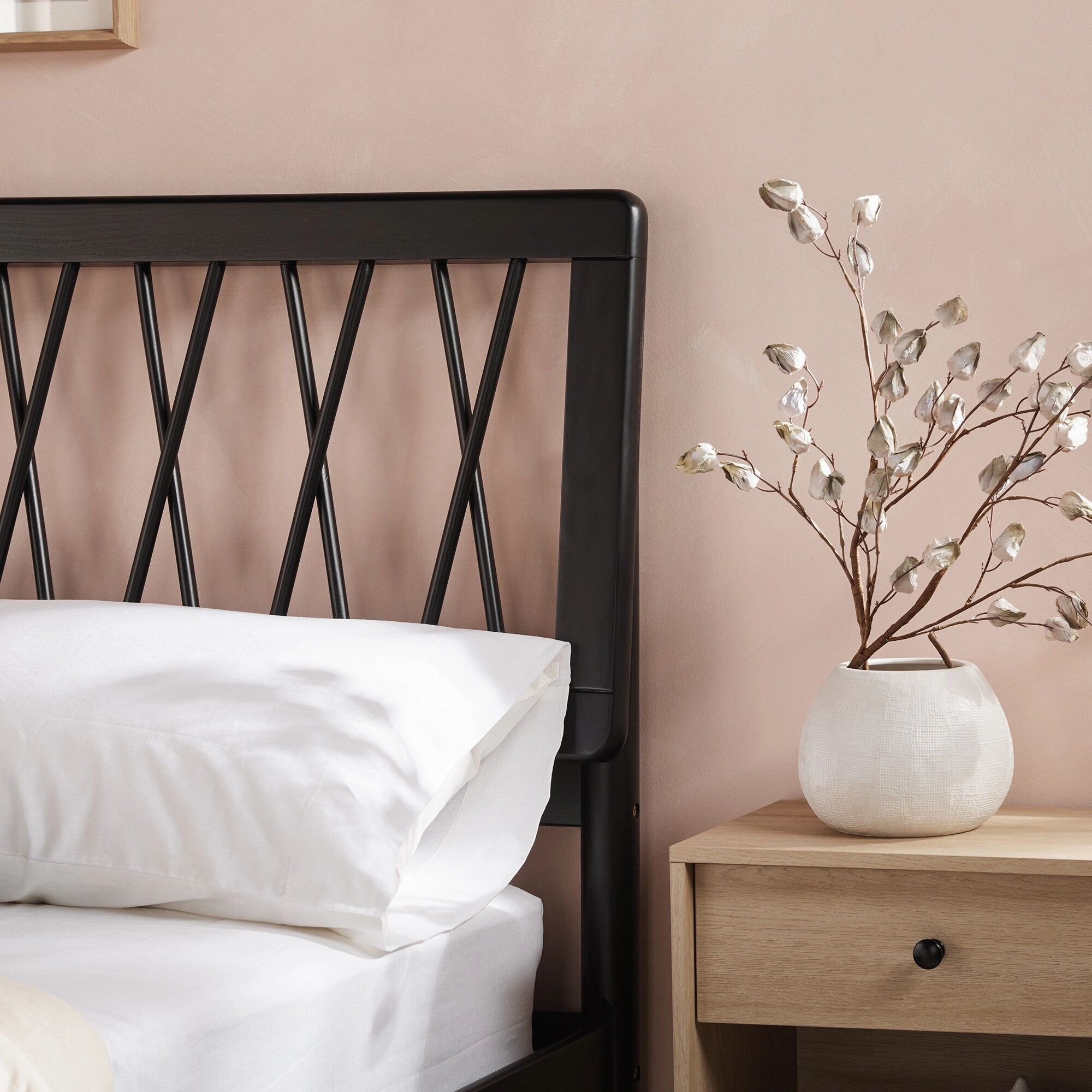 Middlebrook Designs X Spindle Solid Wood Full Bed