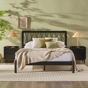 Middlebrook Designs X Spindle Solid Wood Queen Bed
