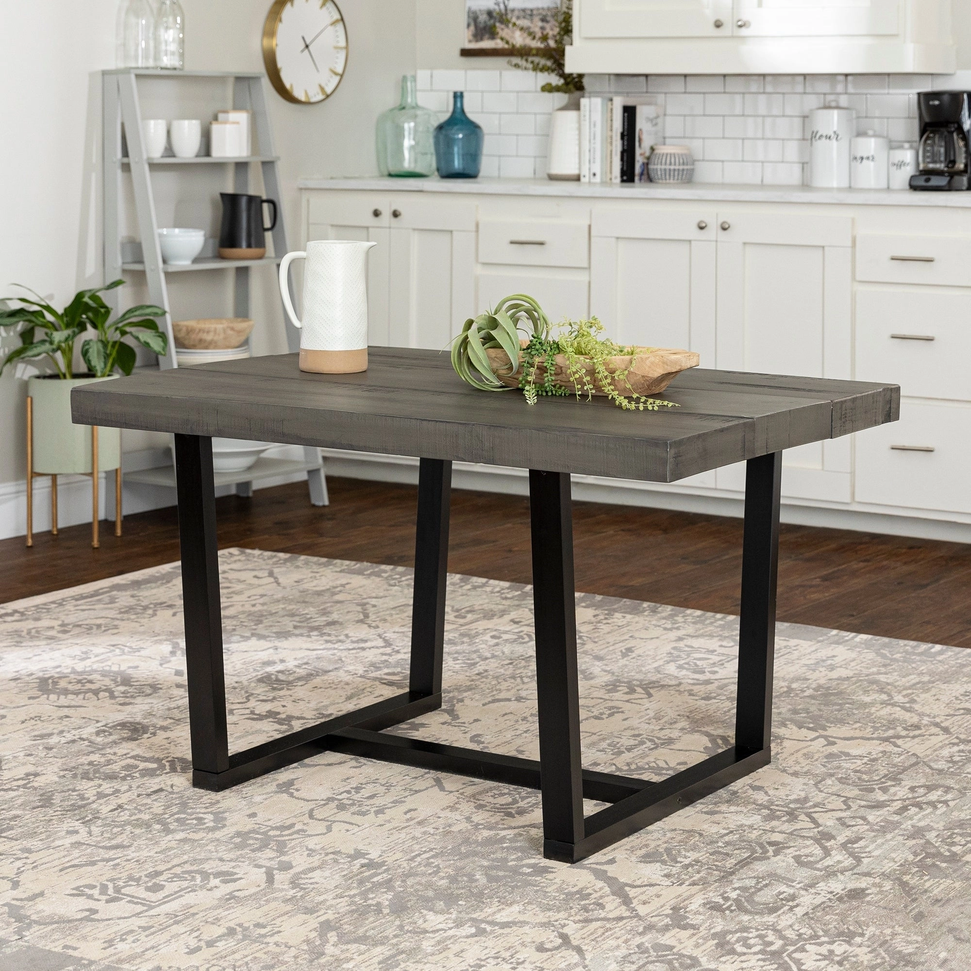 Middlebrook Solid Wood 52-inch Distressed Dining Table
