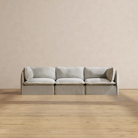 Modular Performance 3-Seater in Cloud | Deluxe Blend