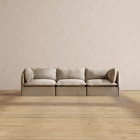 Modular Performance 3-Seater in Dune | Deluxe Blend