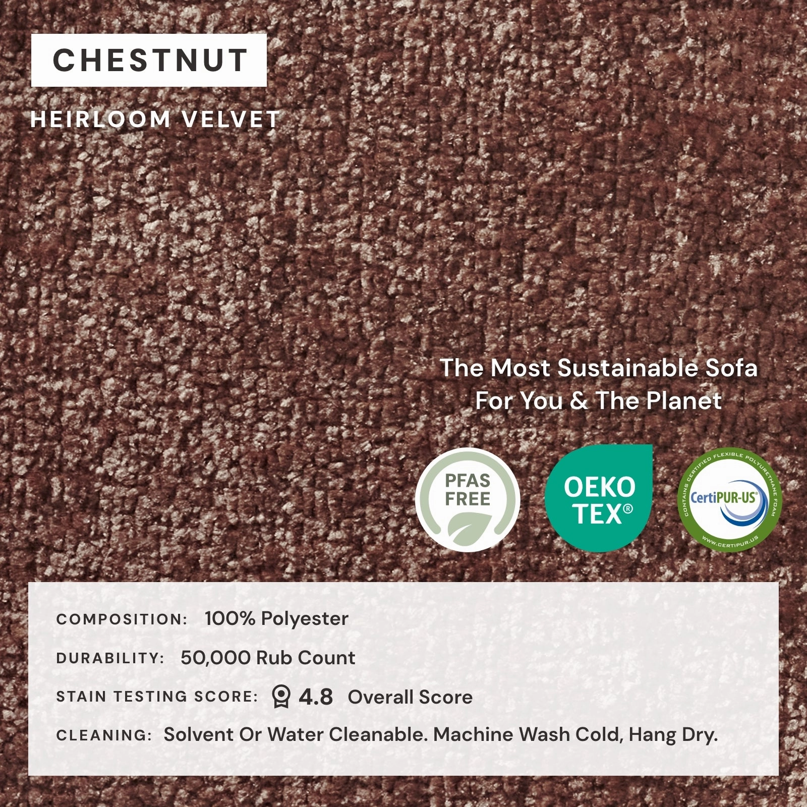 Modular Performance 6-Seater Open-Ends U-Sectional in Chestnut | Deluxe Blend
