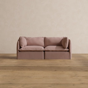 Modular Washable 2-Seater in Sakura | Deluxe  Seat | Cloud Pillow