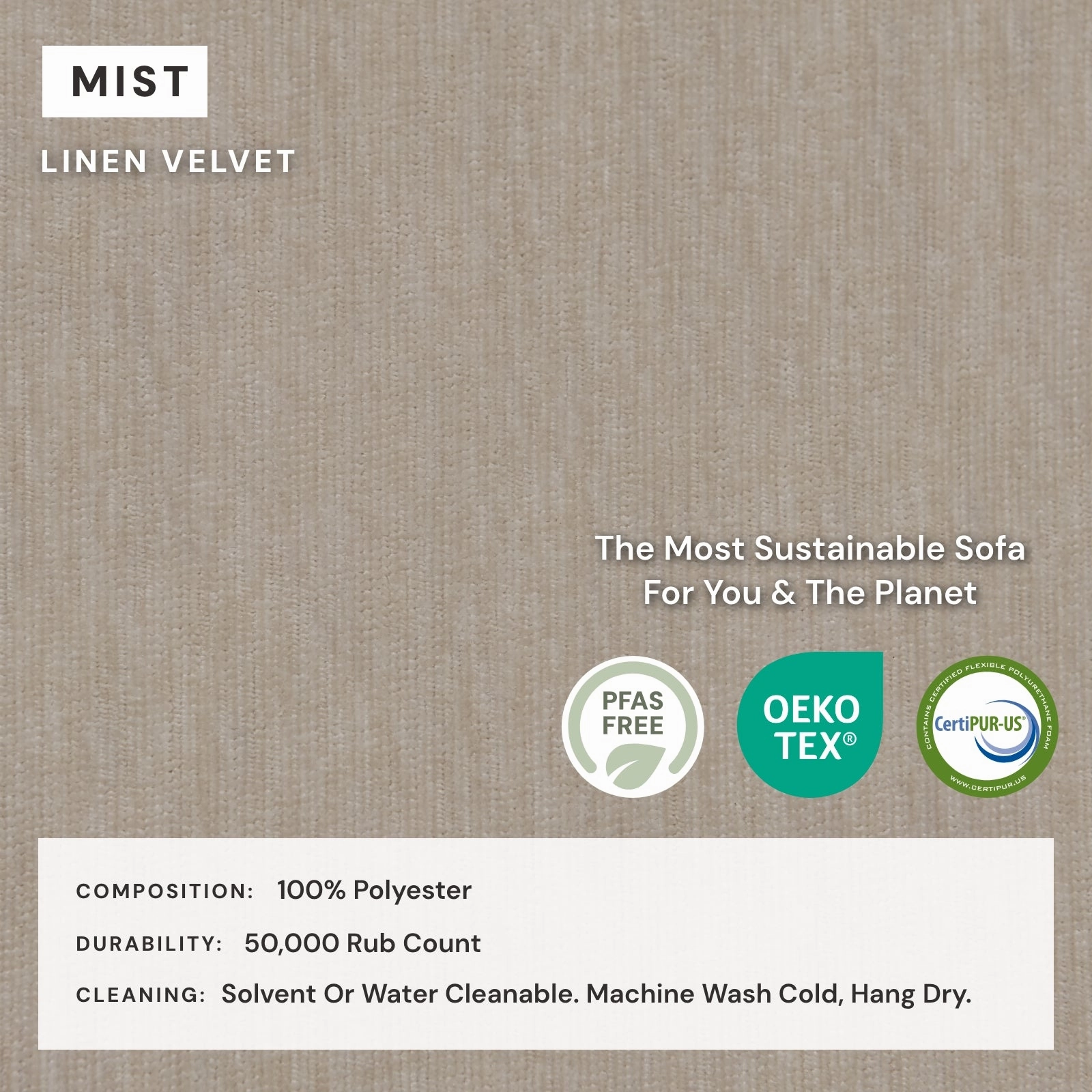 Modular Washable 4-Seater Sofa   Armchair Set in Mist | Deluxe  Seat | Cloud Pillow