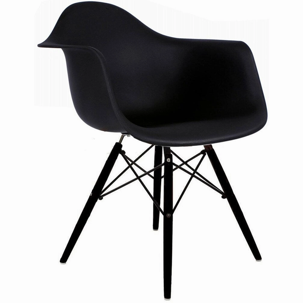 Molded Shell Eiffel Dining Arm Chair (Set of 2)
