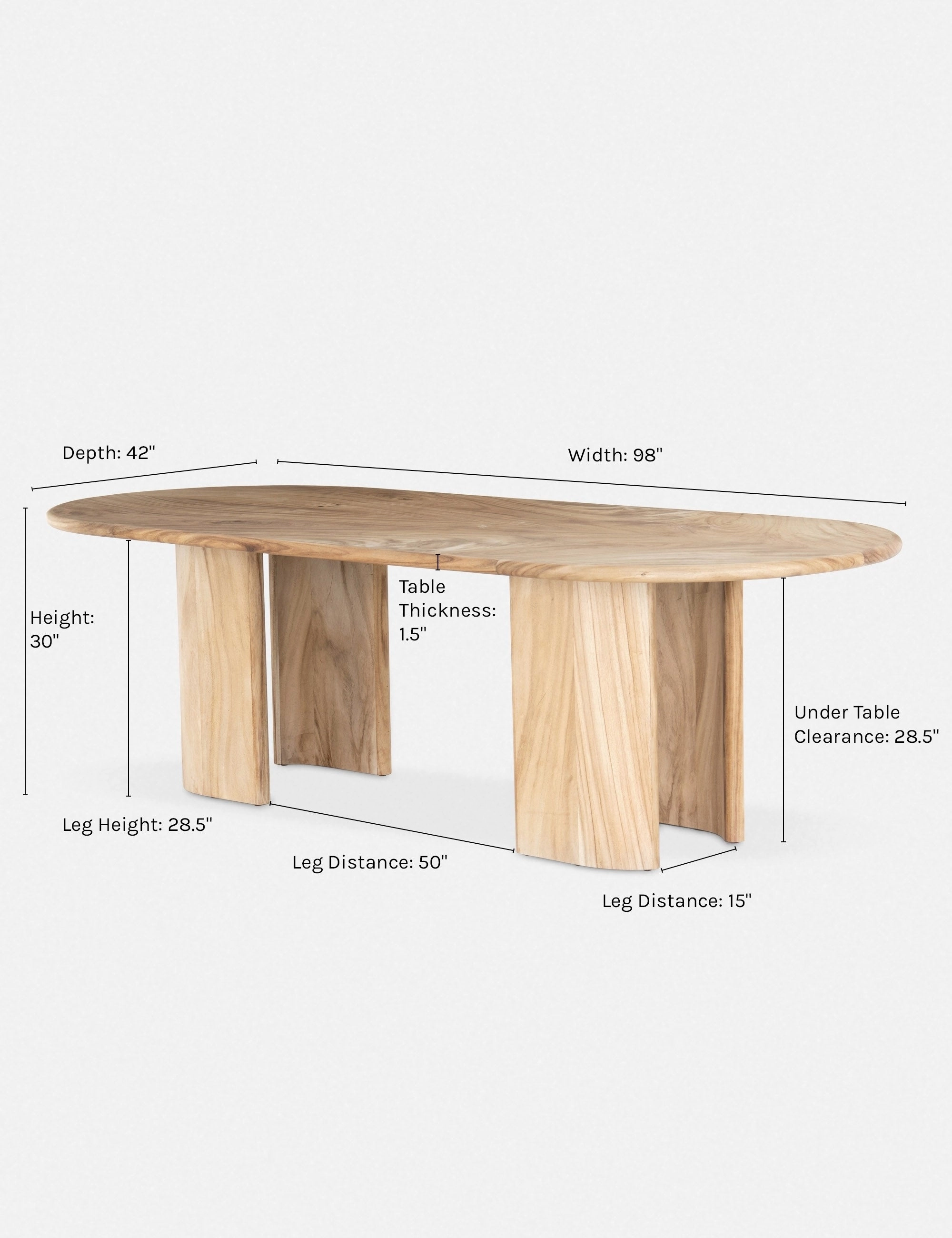 Nausica Oval Dining Table