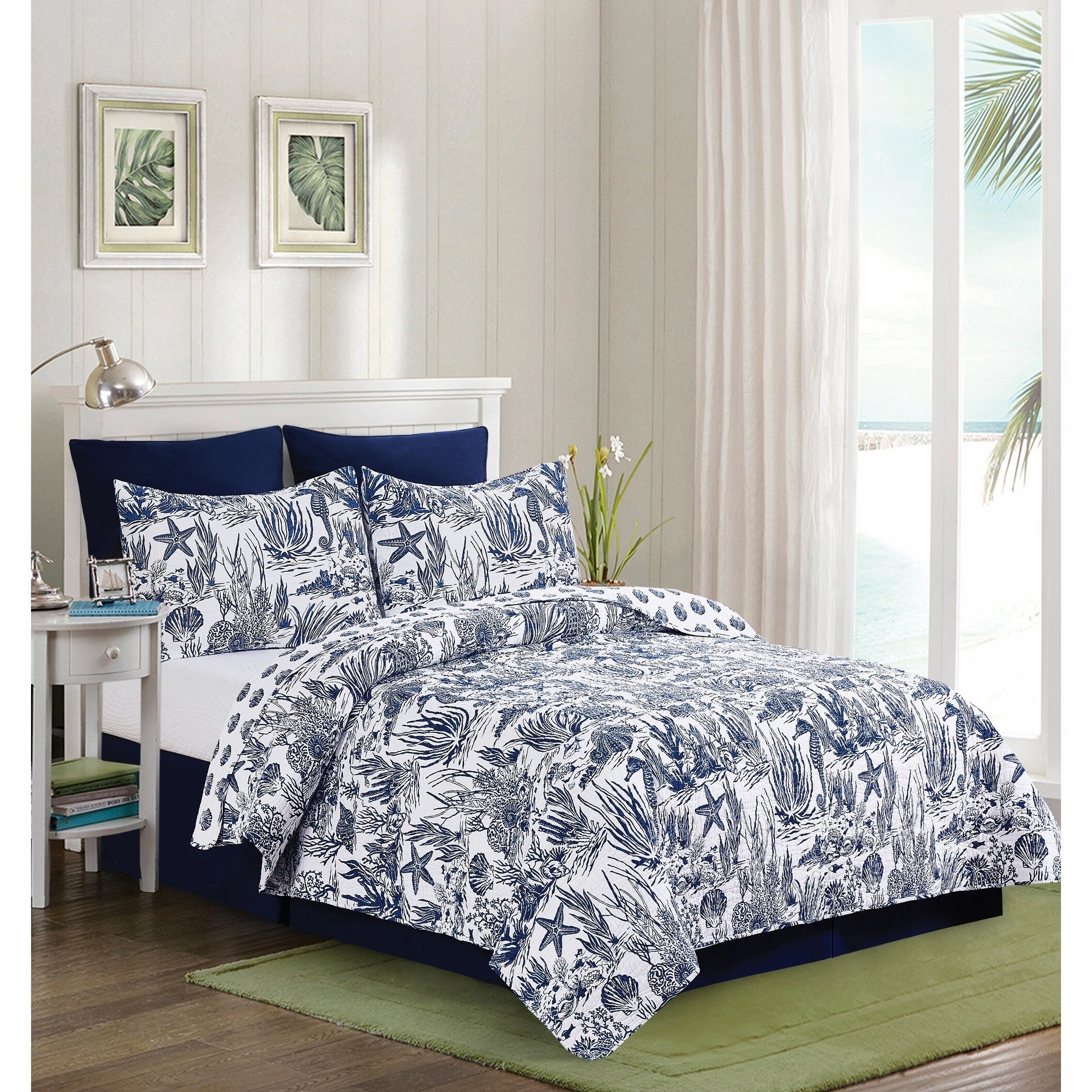 Navy Euro Sham