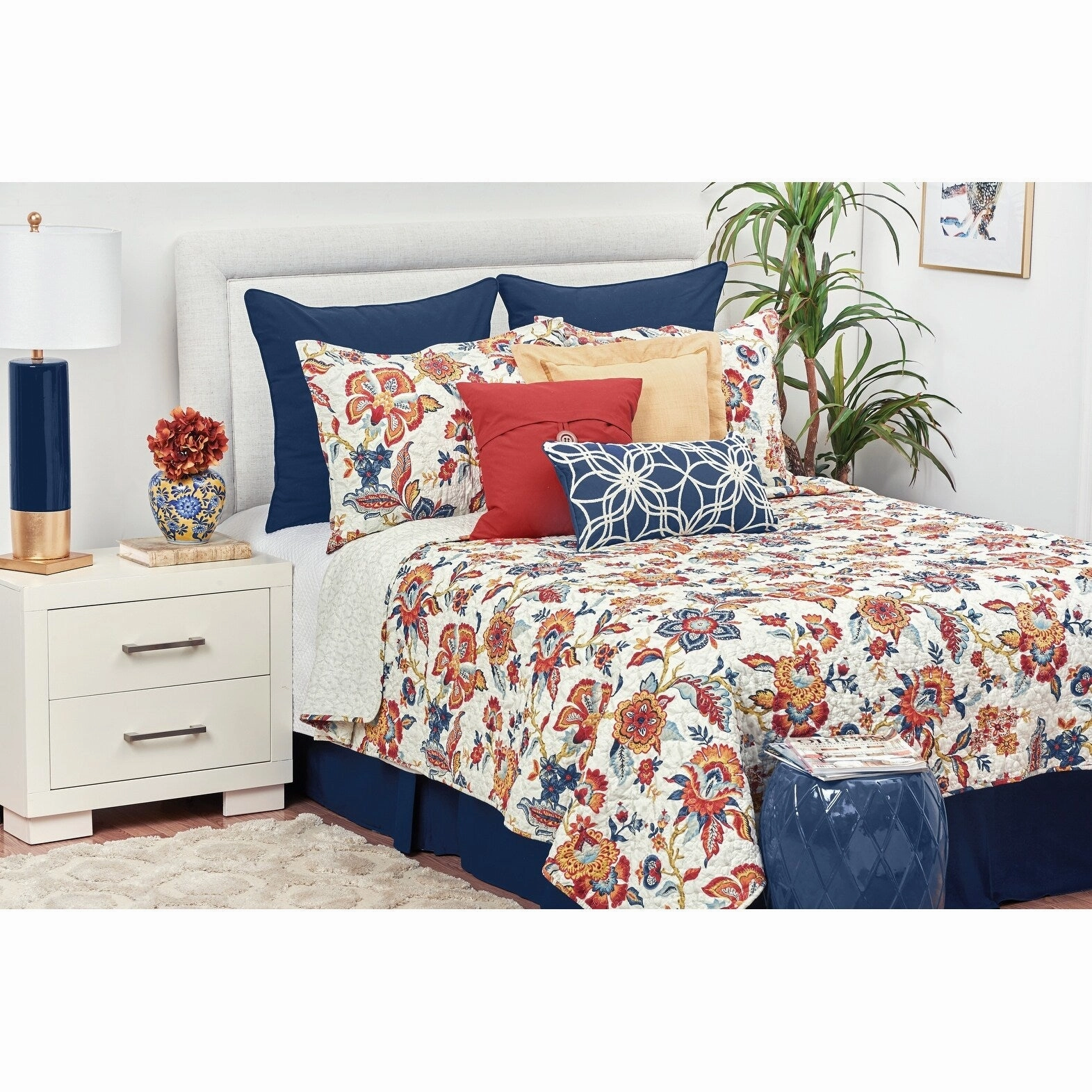 Navy Euro Sham