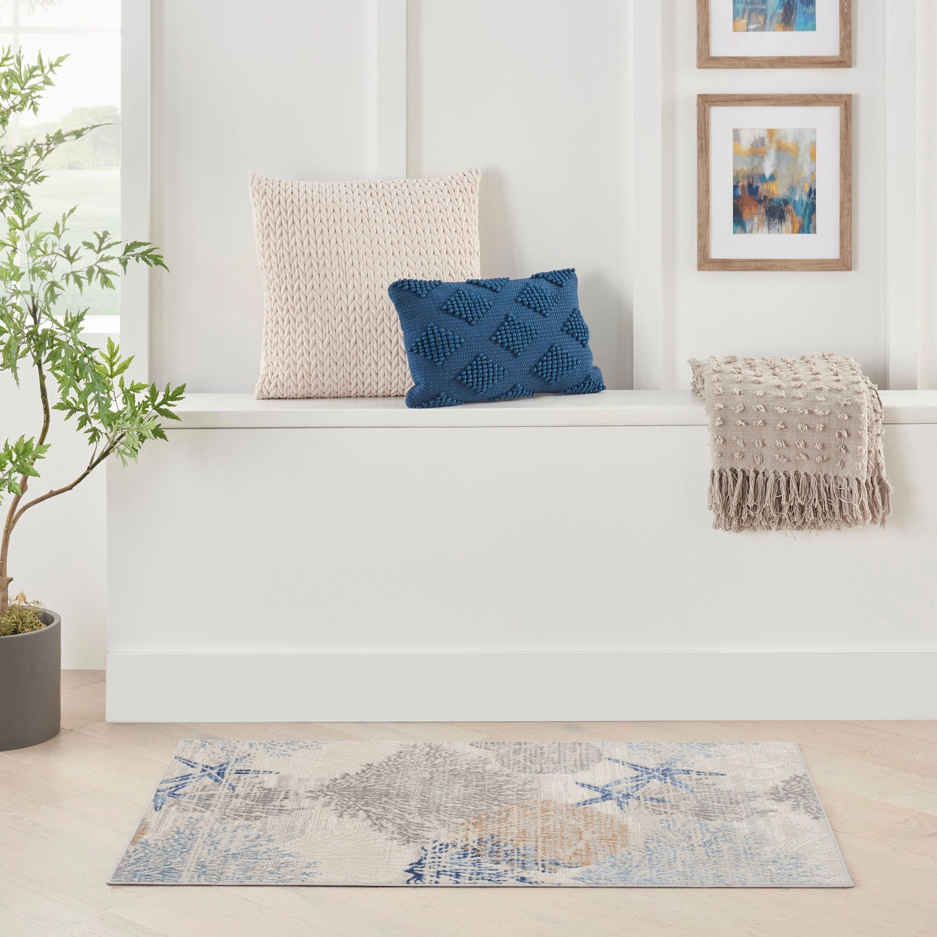 Nourison Seaside Indoor only Nature Area Rug