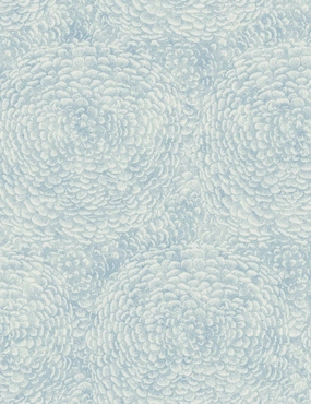 Perez Wallpaper. Blue Swatch