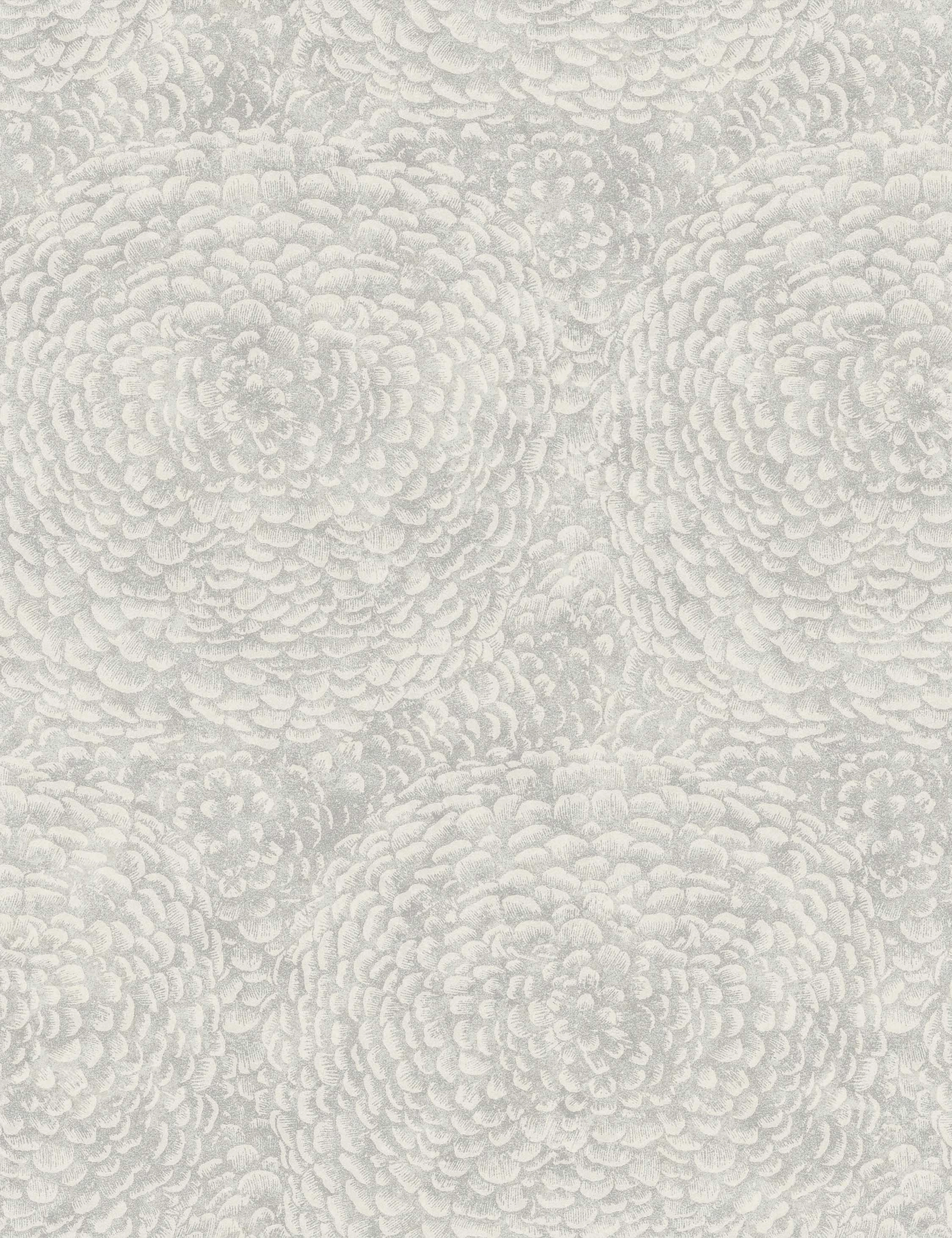 Perez Wallpaper. Grey Swatch