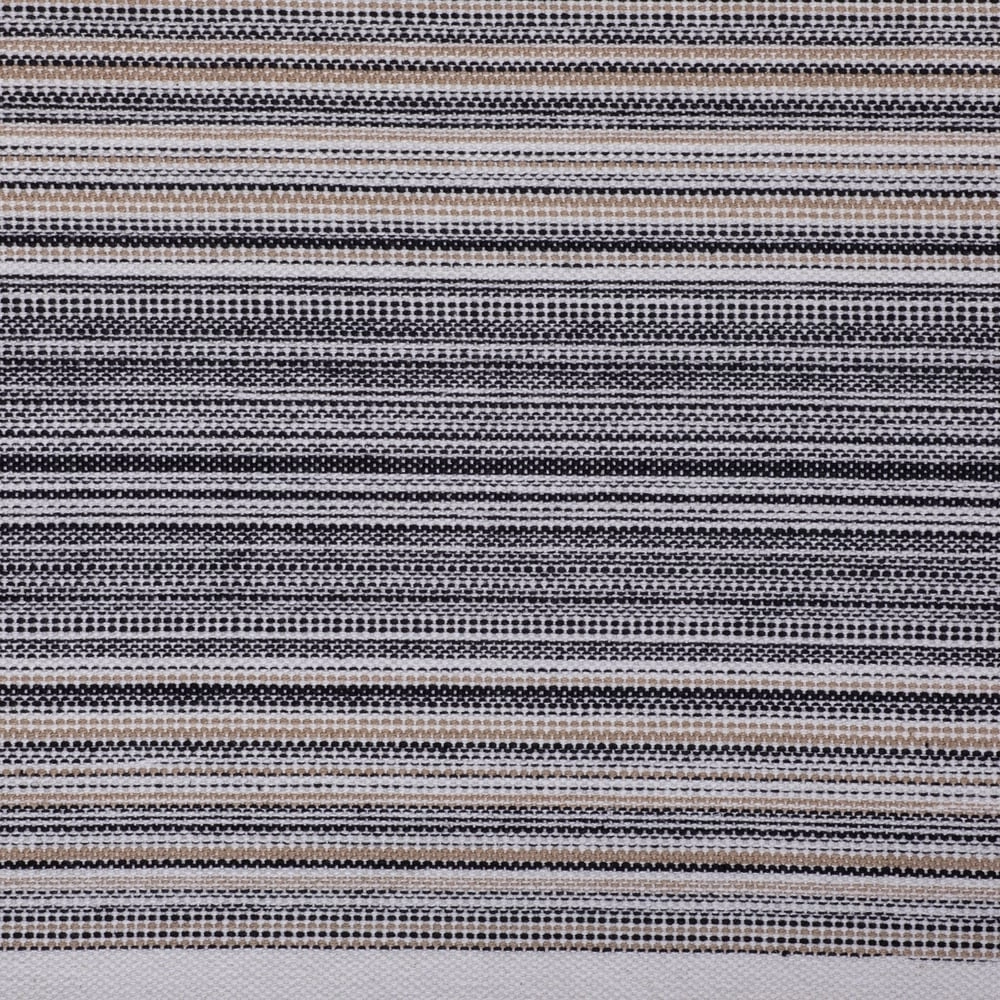 Porch & Den Meryl Stripe Pattern Fringed Table Runner