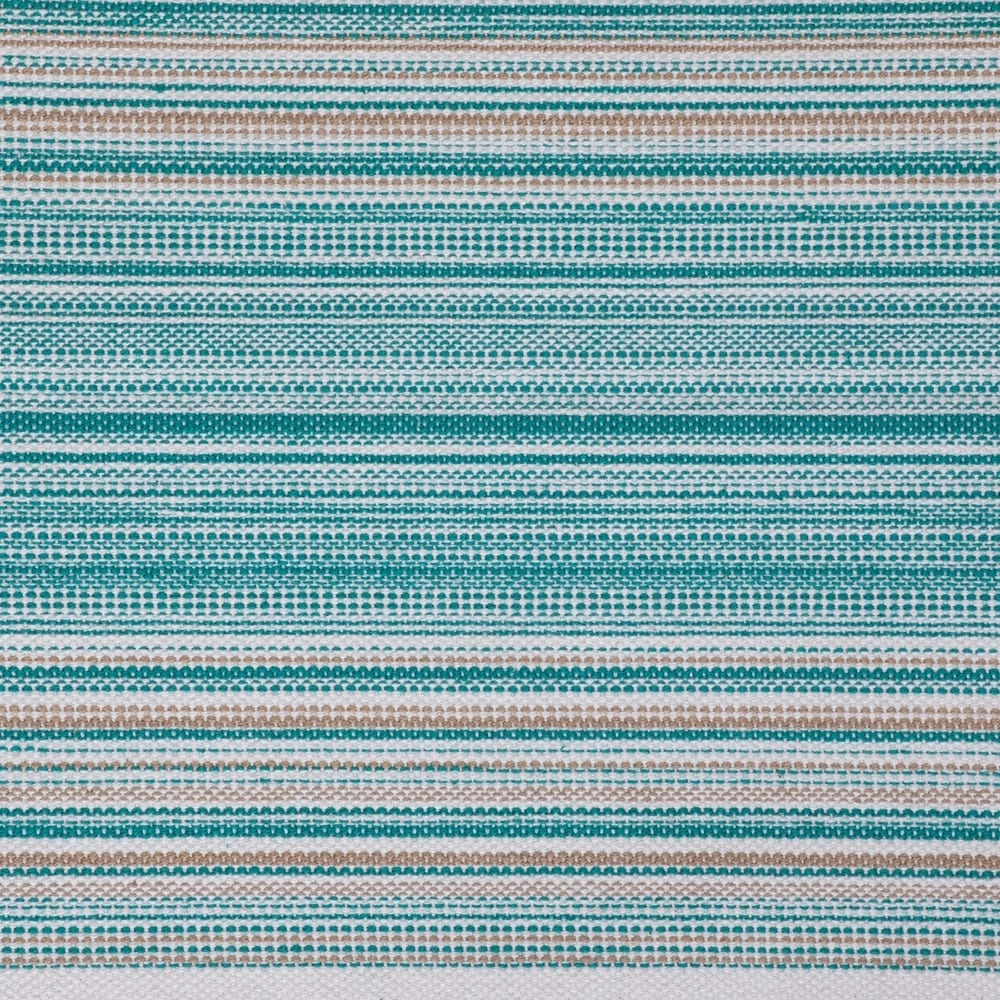 Porch & Den Meryl Stripe Pattern Fringed Table Runner