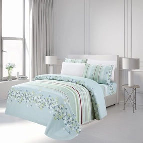 Premius Ivy 6 Piece Premium Luxurious Wrinkle-Free Microfiber Sheet Set. Twin