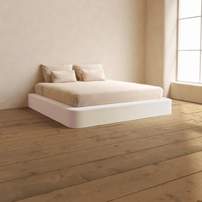 Slipcover Only - King Upholstered Platform Bed | Mod Velvet in Coco