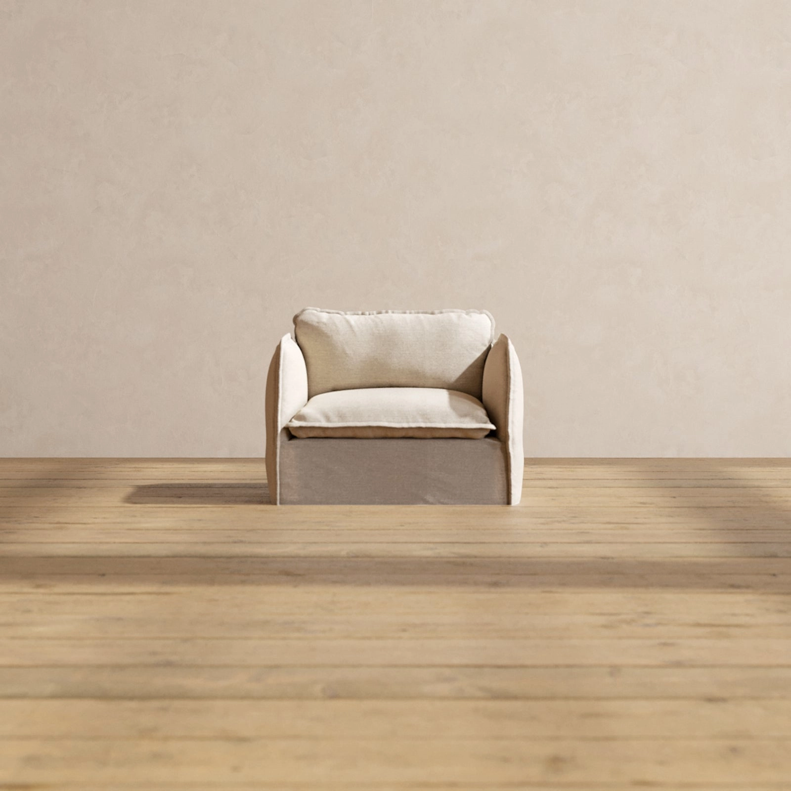 Slipcover Only - Modular Performance Armchair | Blended Weave in Oat
