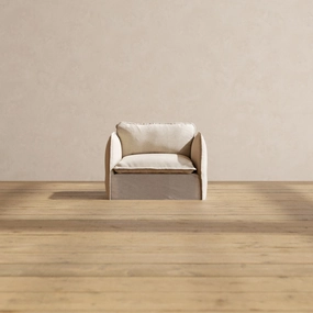 Slipcover Only - Modular Performance Armchair | Blended Weave in Oat