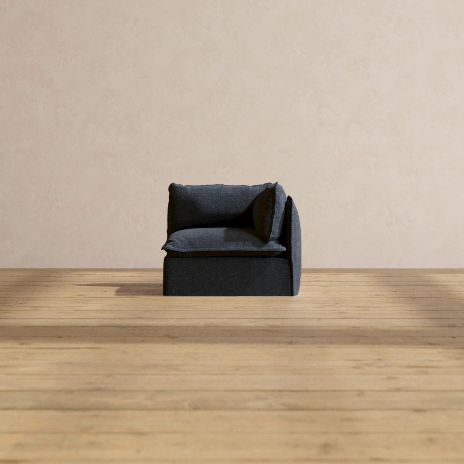 Slipcover Only - Modular Performance End Chair | Blended Weave in Indigo