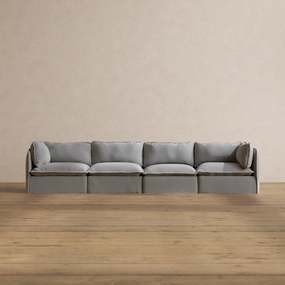 Slipcover Only - Modular Washable 4-Seater in Pumice