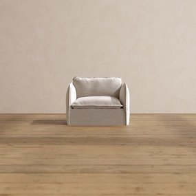 Slipcover Only - Modular Washable Armchair in Mist
