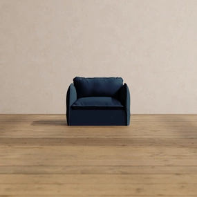 Slipcover Only - Modular Washable Armchair in Sumi