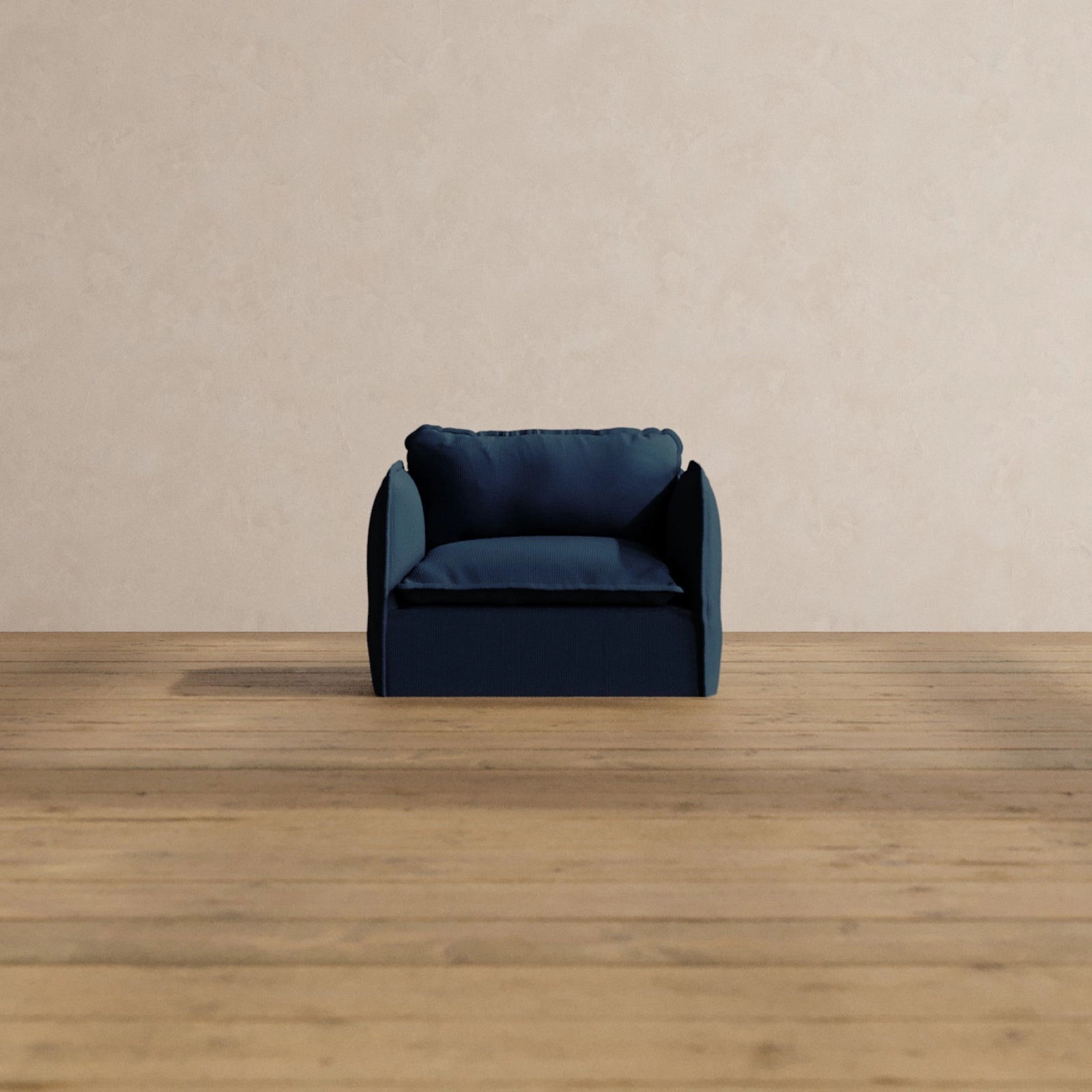 Slipcover Only - Modular Washable Armchair in Sumi