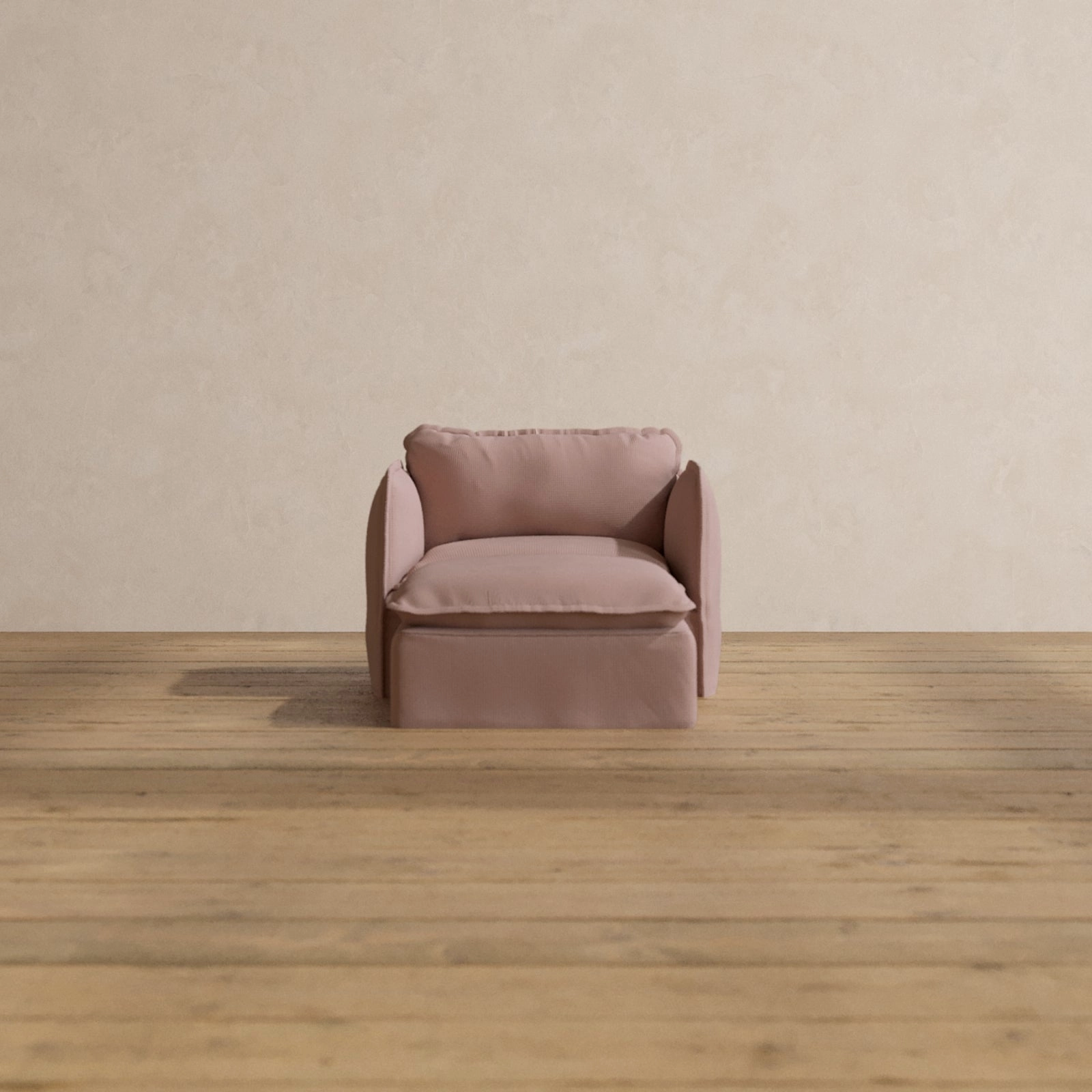 Slipcover Only - Modular Washable Chaise Armchair in Sakura