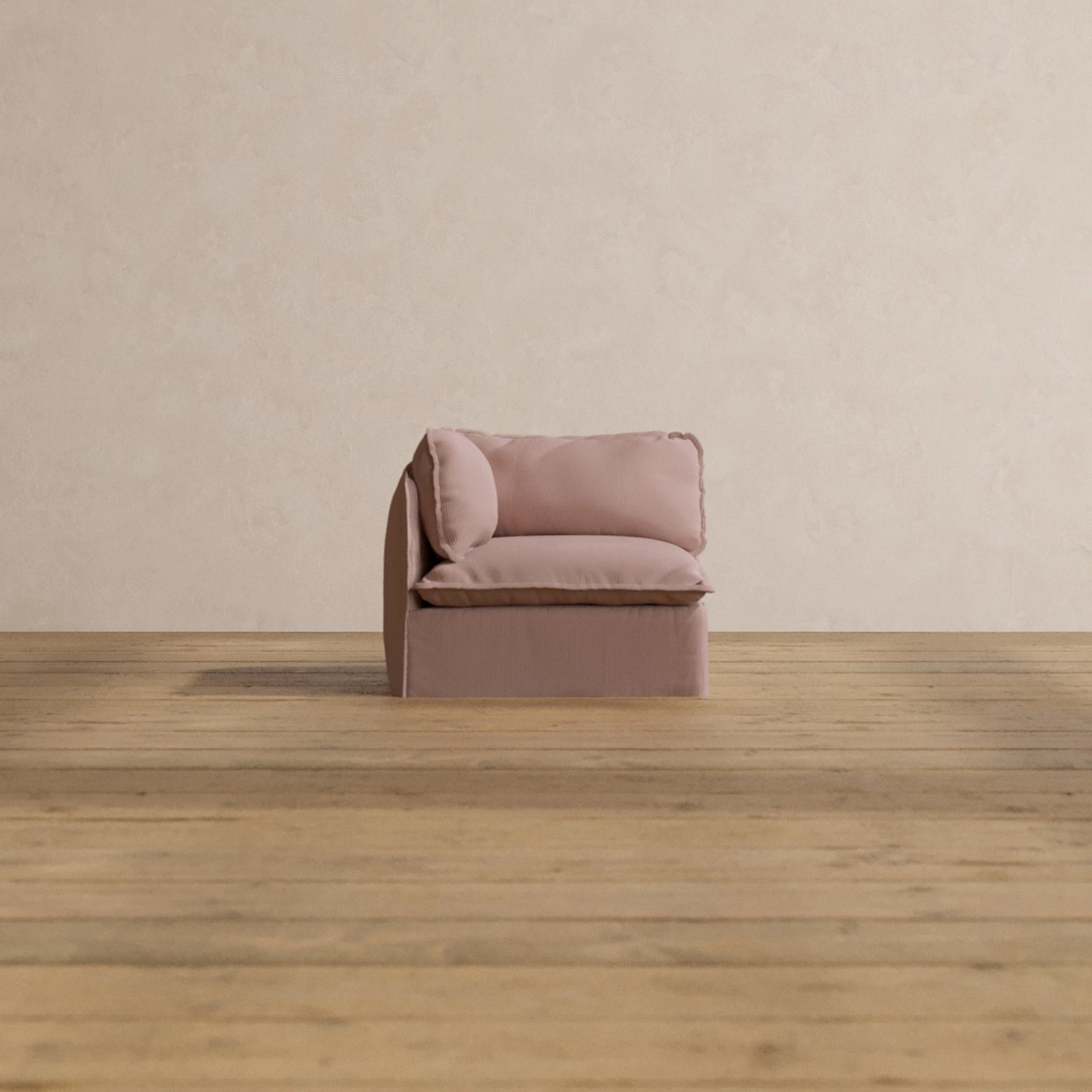 Slipcover Only - Modular Washable End Chair - Left in Sakura