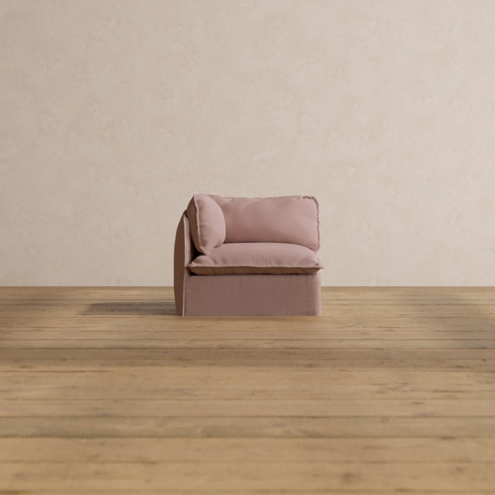 Slipcover Only - Modular Washable End Chair - Left in Sakura