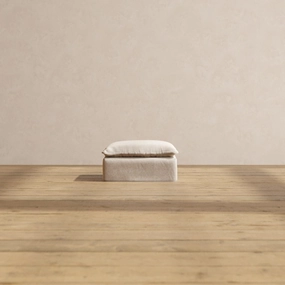 Slipcover Only - Modular Washable Ottoman in Oat