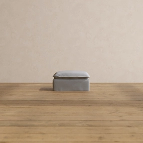 Slipcover Only - Modular Washable Ottoman in Pumice