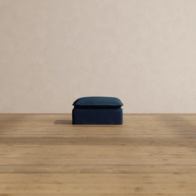 Slipcover Only - Modular Washable Ottoman in Sumi