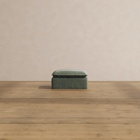 Slipcover Only - Modular Washable Ottoman in Willow