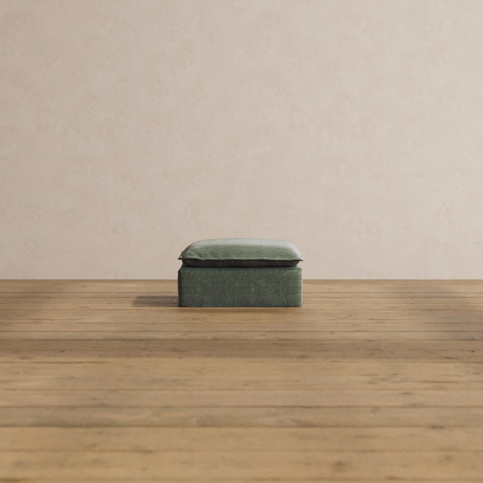 Slipcover Only - Modular Washable Ottoman in Willow