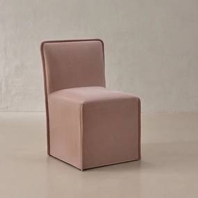 Slipcover Only - Washable Upholstered Dining Chair | 15 Back Height in Sakura