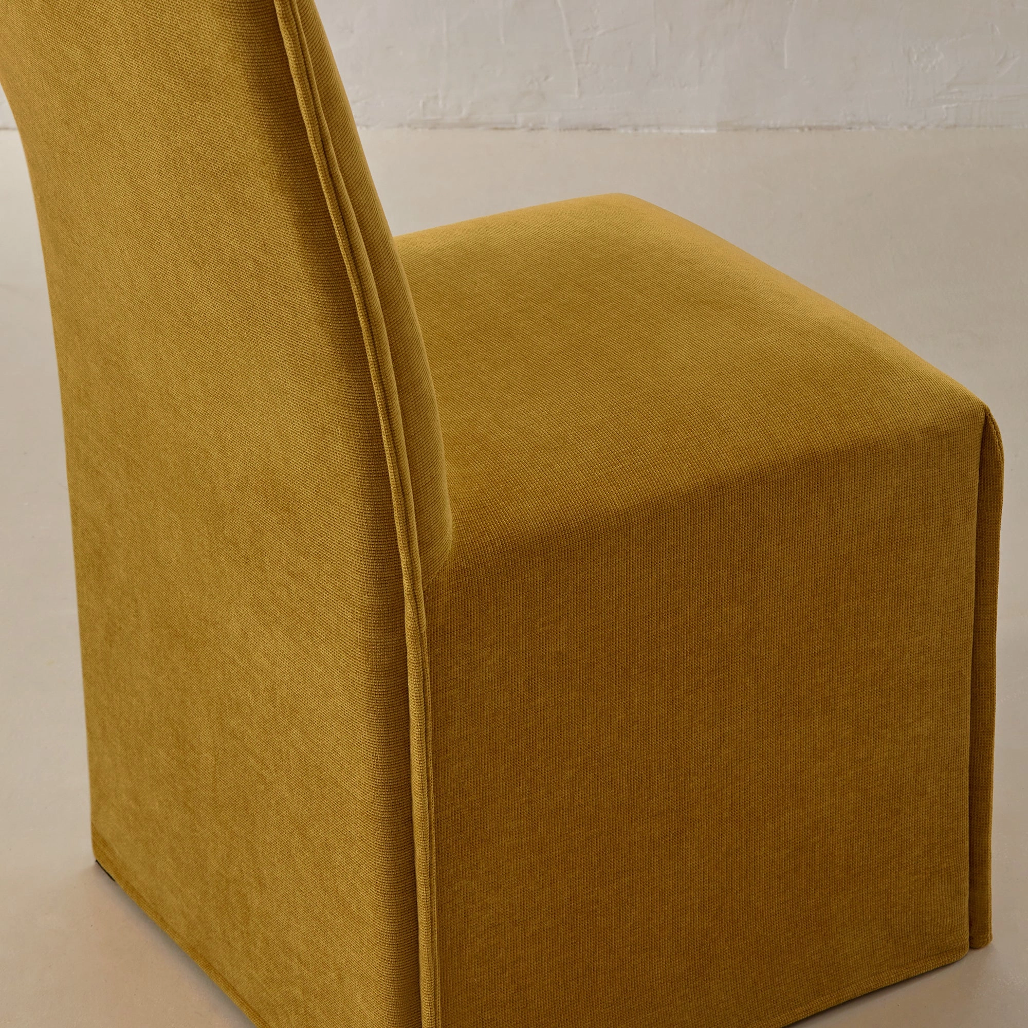 Slipcover Only - Washable Upholstered Dining Chair | 19 Back Height in Kiiro
