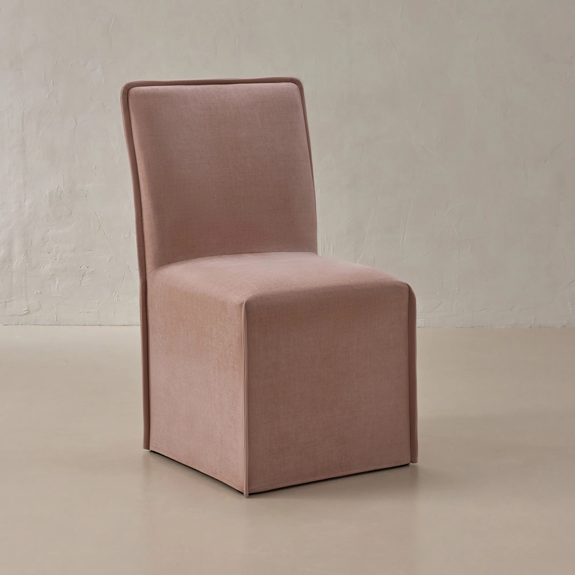 Slipcover Only - Washable Upholstered Dining Chair | 19 Back Height in Sakura