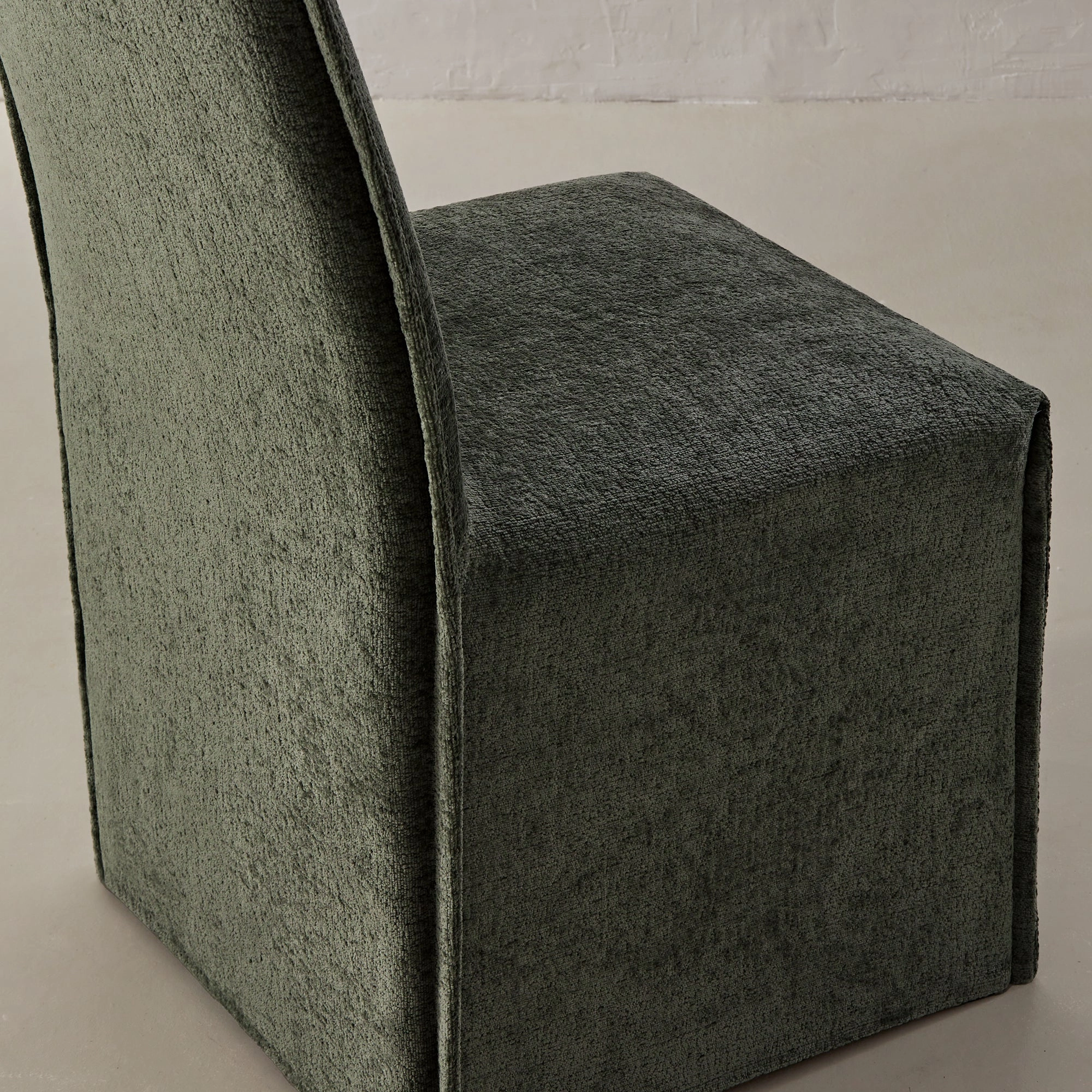 Slipcover Only - Washable Upholstered Dining Chair | 19 Back Height in Willow