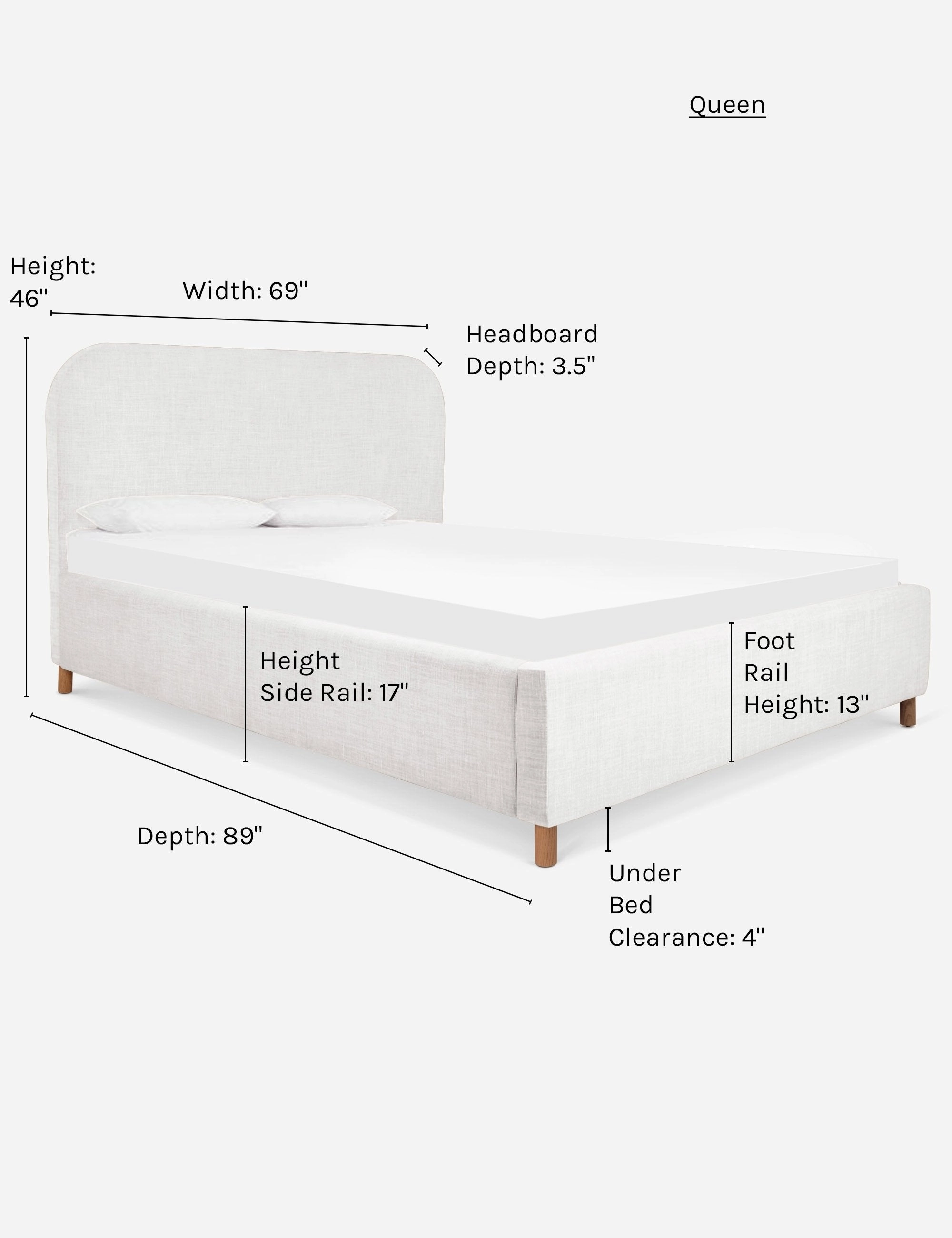 Solene Platform Bed